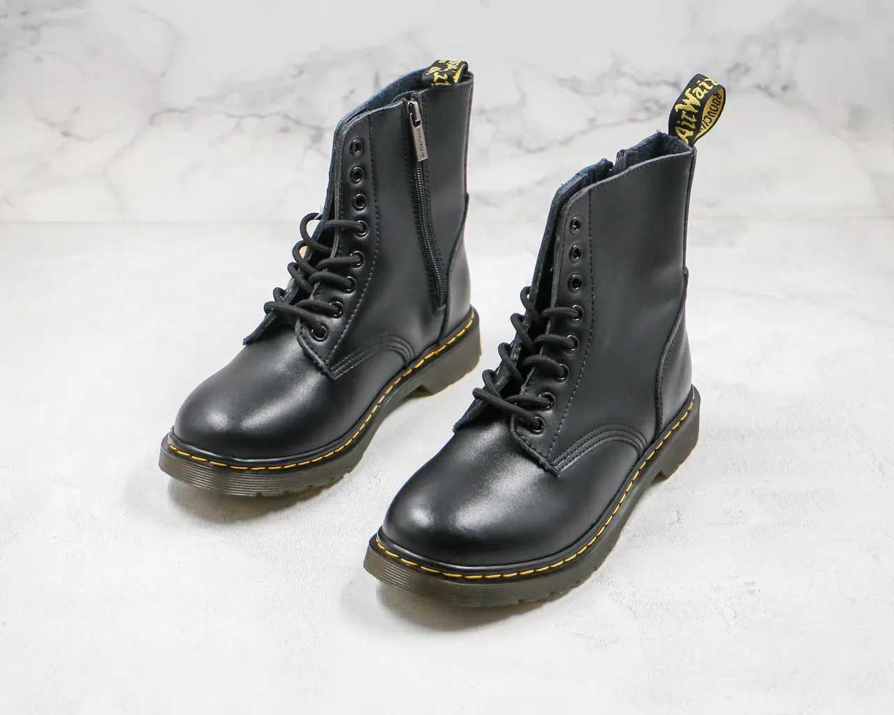 Dr. Martens 1460 Black Smooth Leather 8-Eyelet Martin Boot