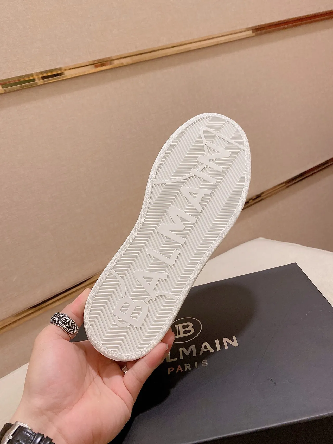 Balenciaga Speed Trainer Monogram Beige Slip-On Lifestyle Sneakers