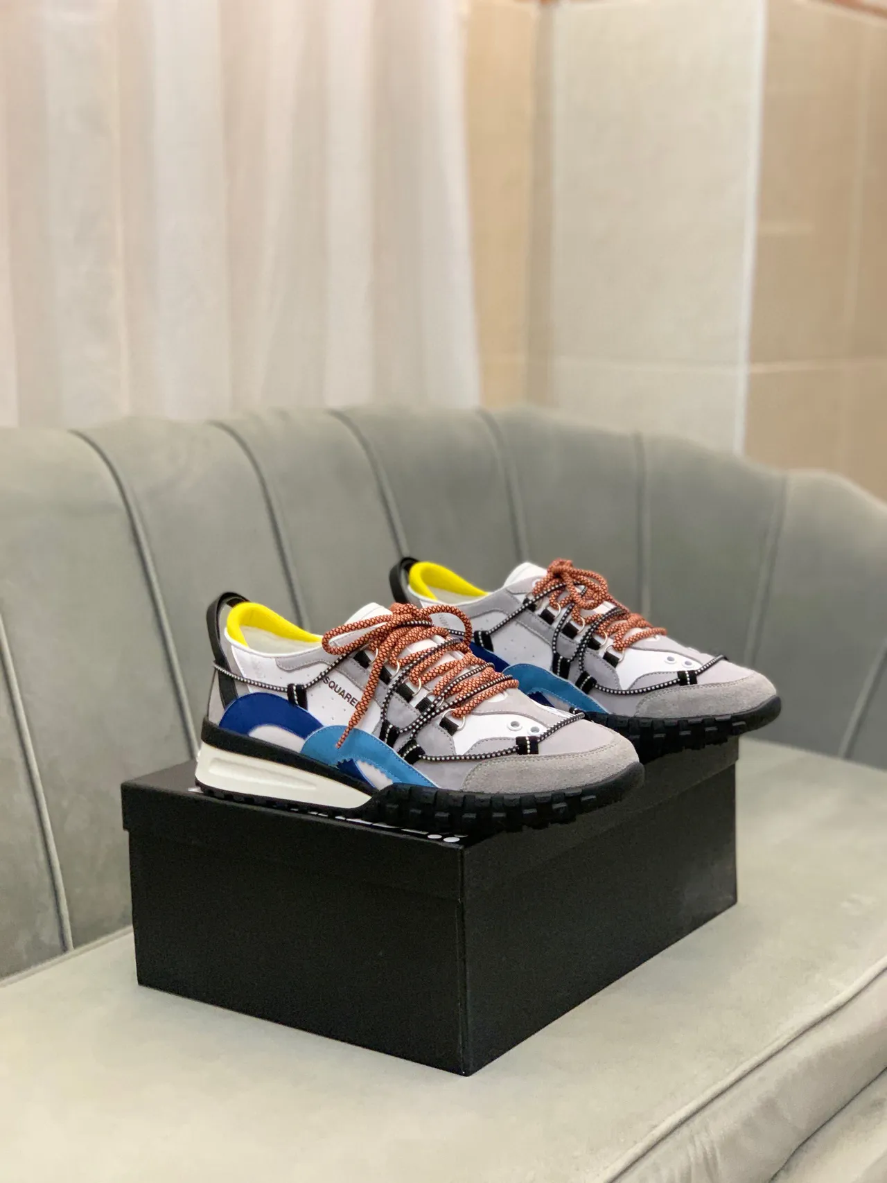 Dsquared2 ICON Multi-Strap Color-Block Lifestyle Sneakers