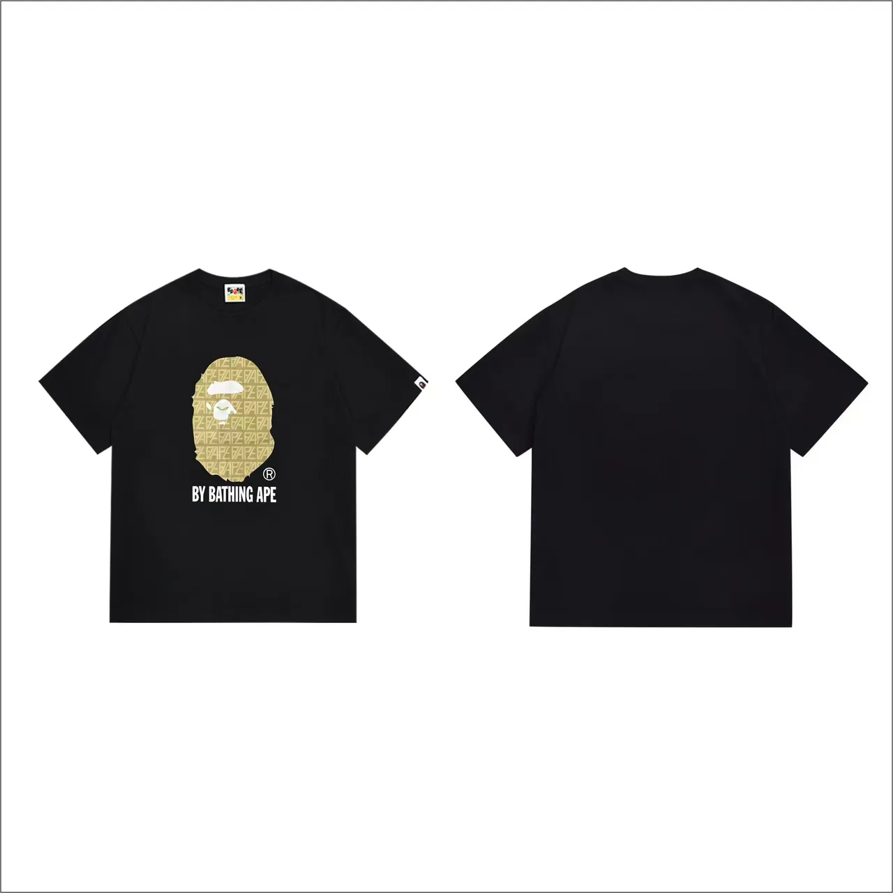 A Bathing Ape Graphic Print Black T-Shirt
