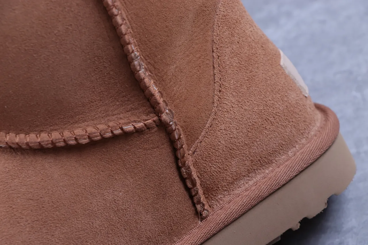 UGG Classic Tall Chestnut Suede Shearling-Lined Knee Boots