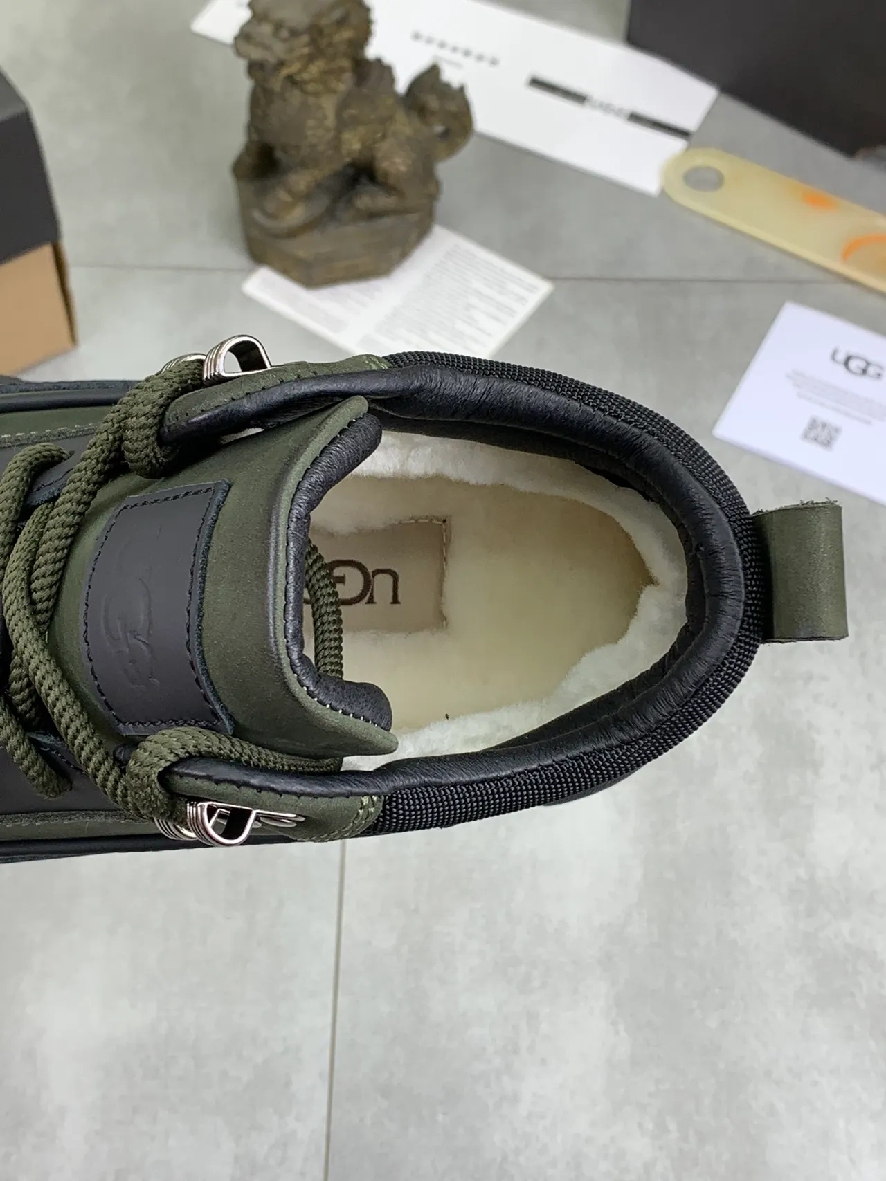 UGG Army Green and Black Utility Hiking Boot