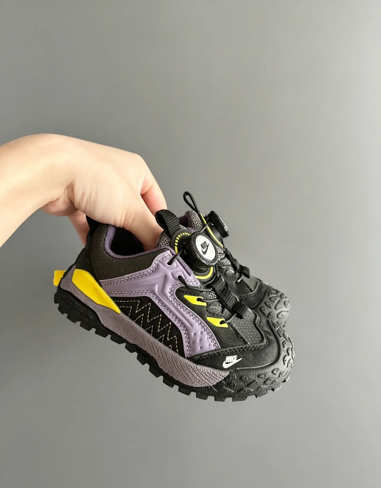 Nike Kids Dial-Closure Rugged Sole Sneakers