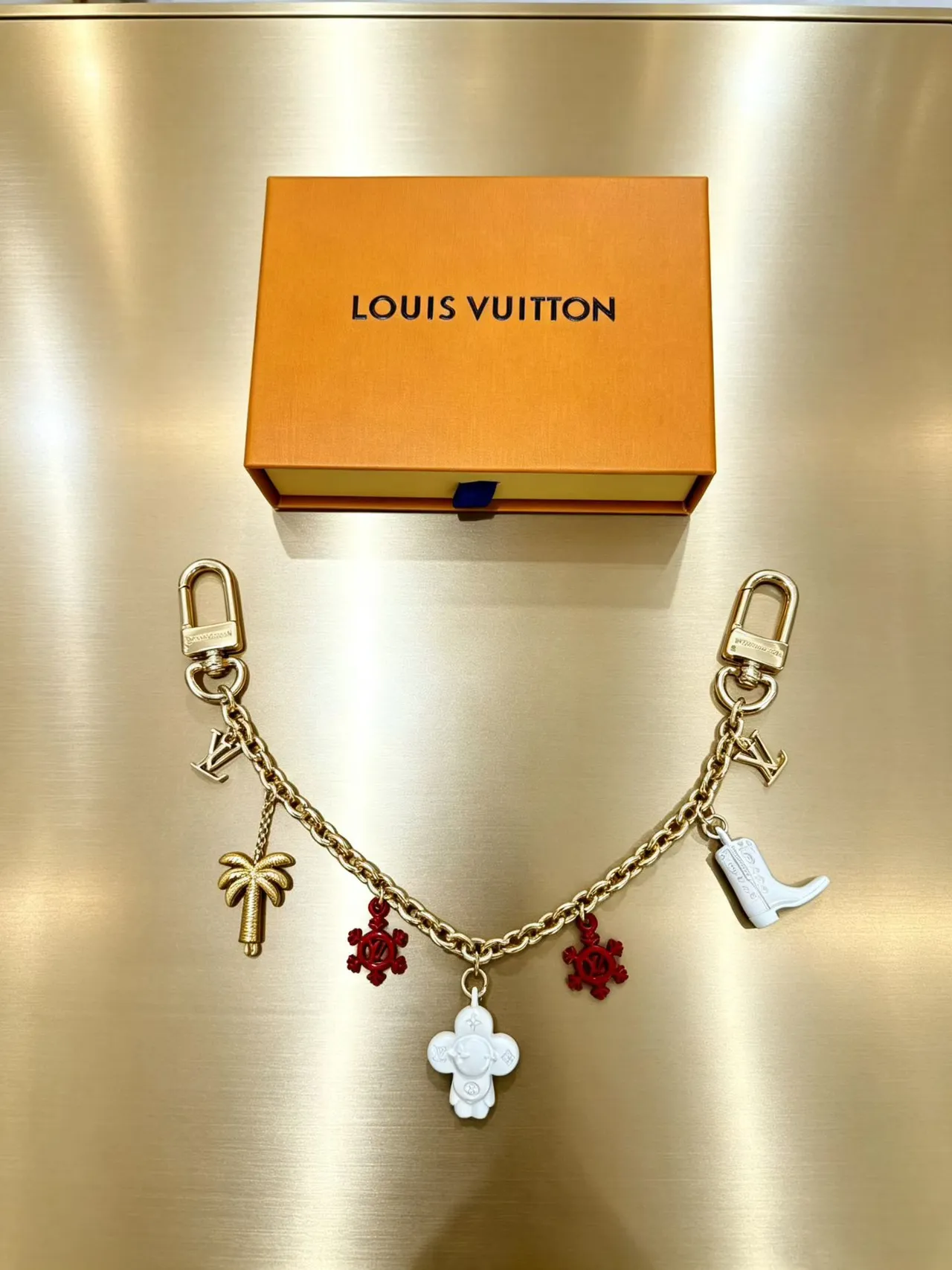 Louis Vuitton Multi-Charm Enamel Charm Bracelet