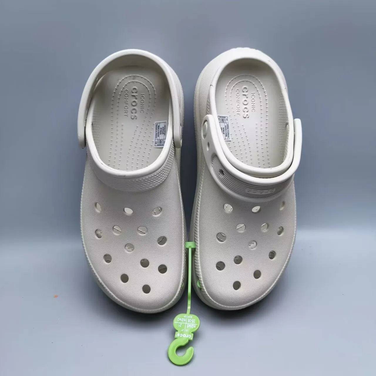 Crocs Classic Clog Off-White Molded Foam Clog