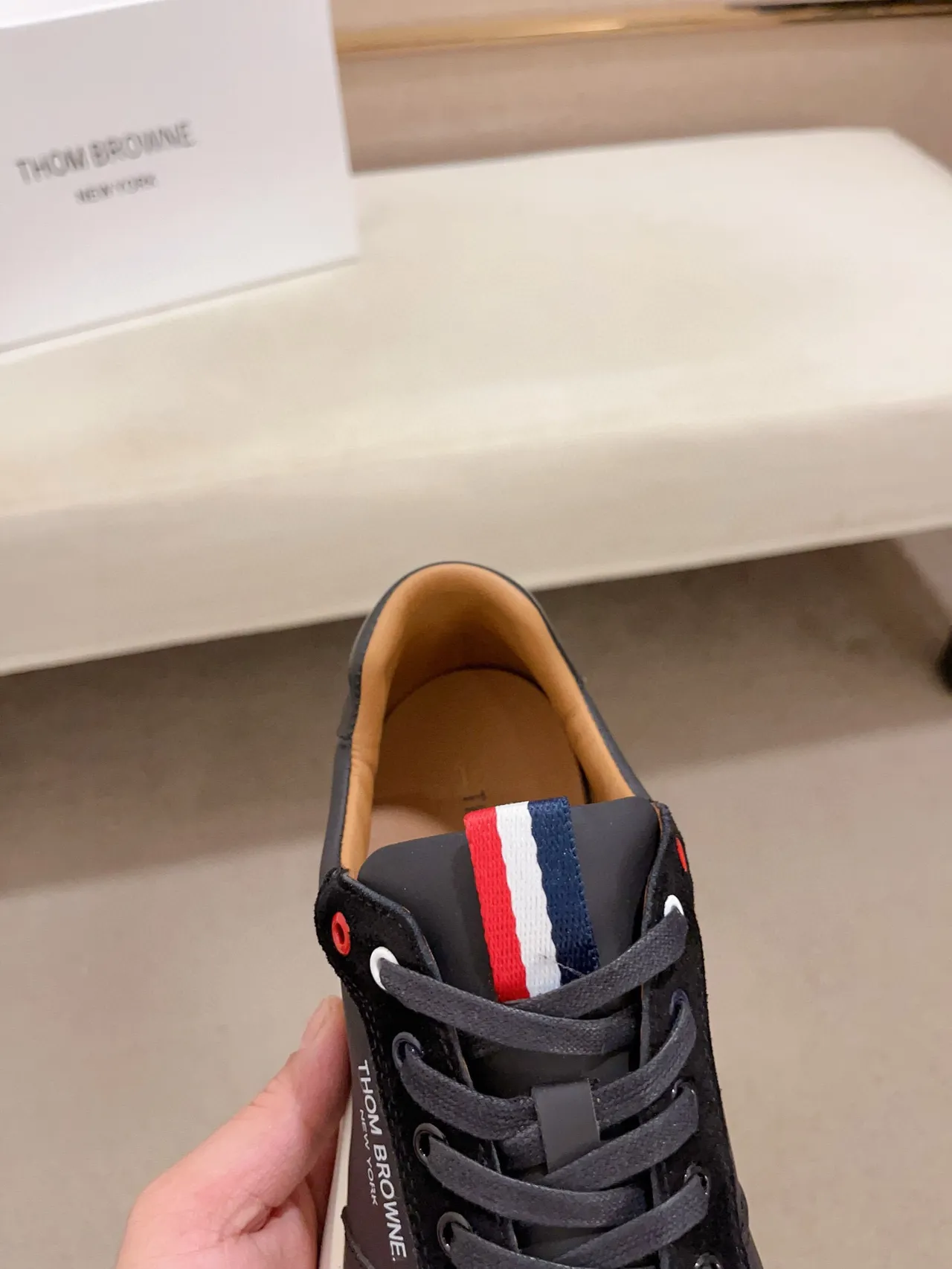 Thom Browne Black and White Lifestyle Sneaker