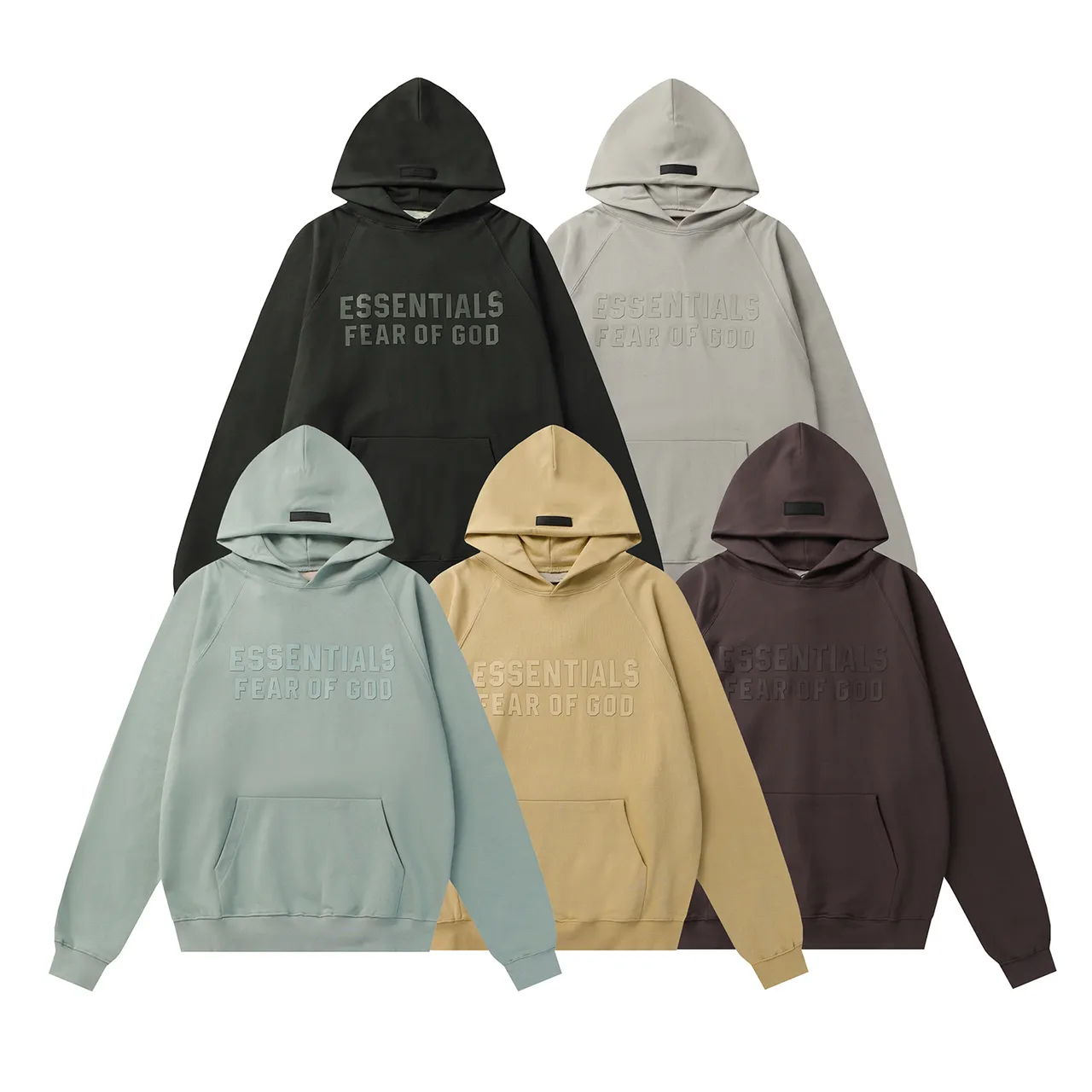 Fear of God Essentials Embossed Logo Hoodie