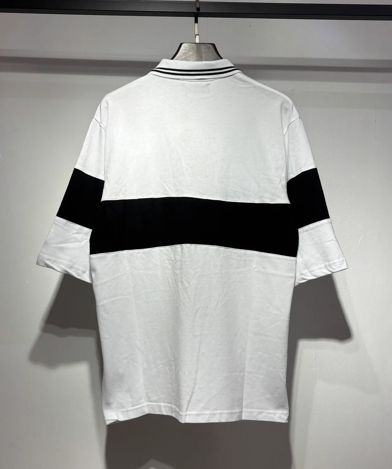 Amiri Color-Blocked Football-Inspired Logo Polo Shirt