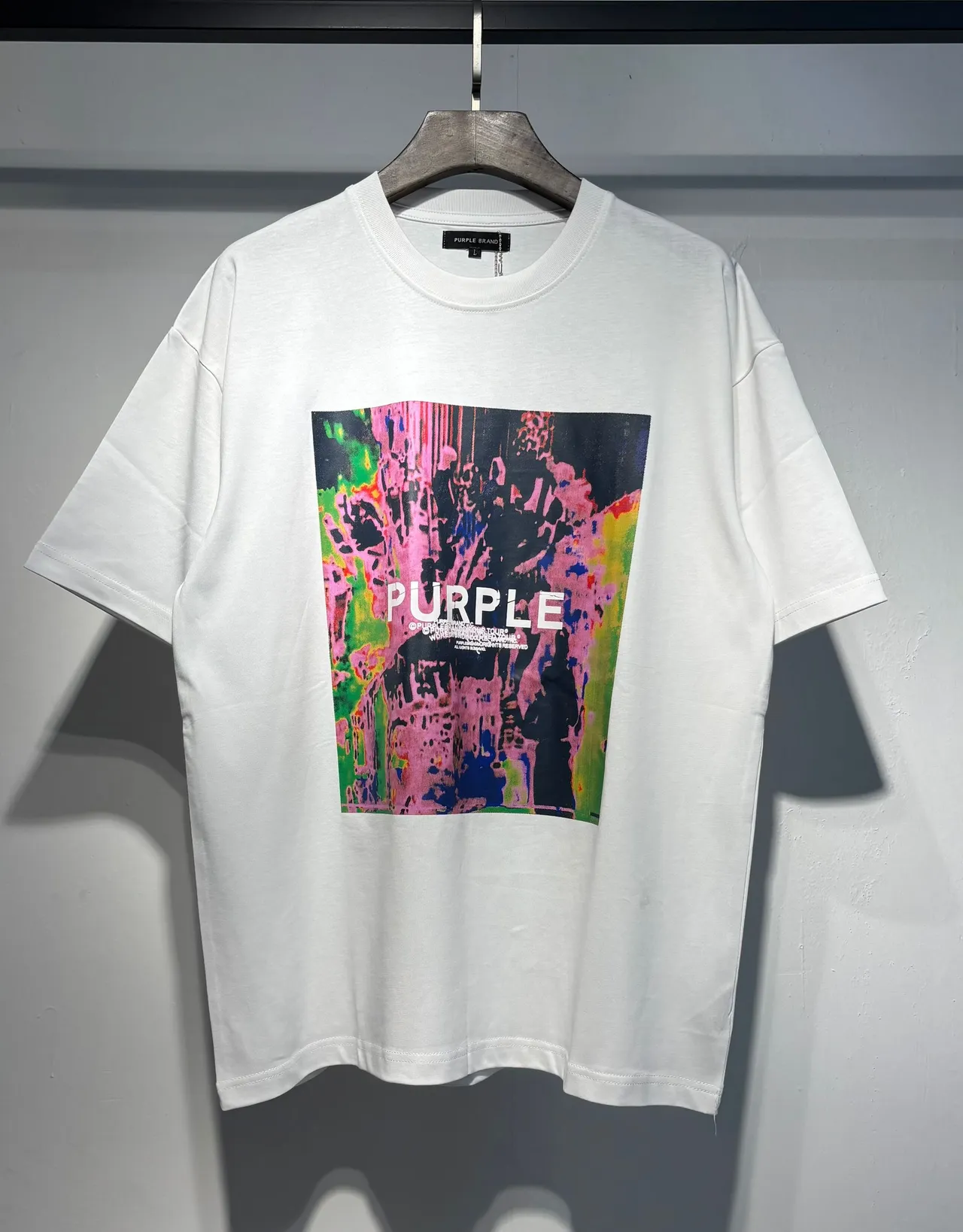 Purple Brand Oversized Graphic Print T-Shirt