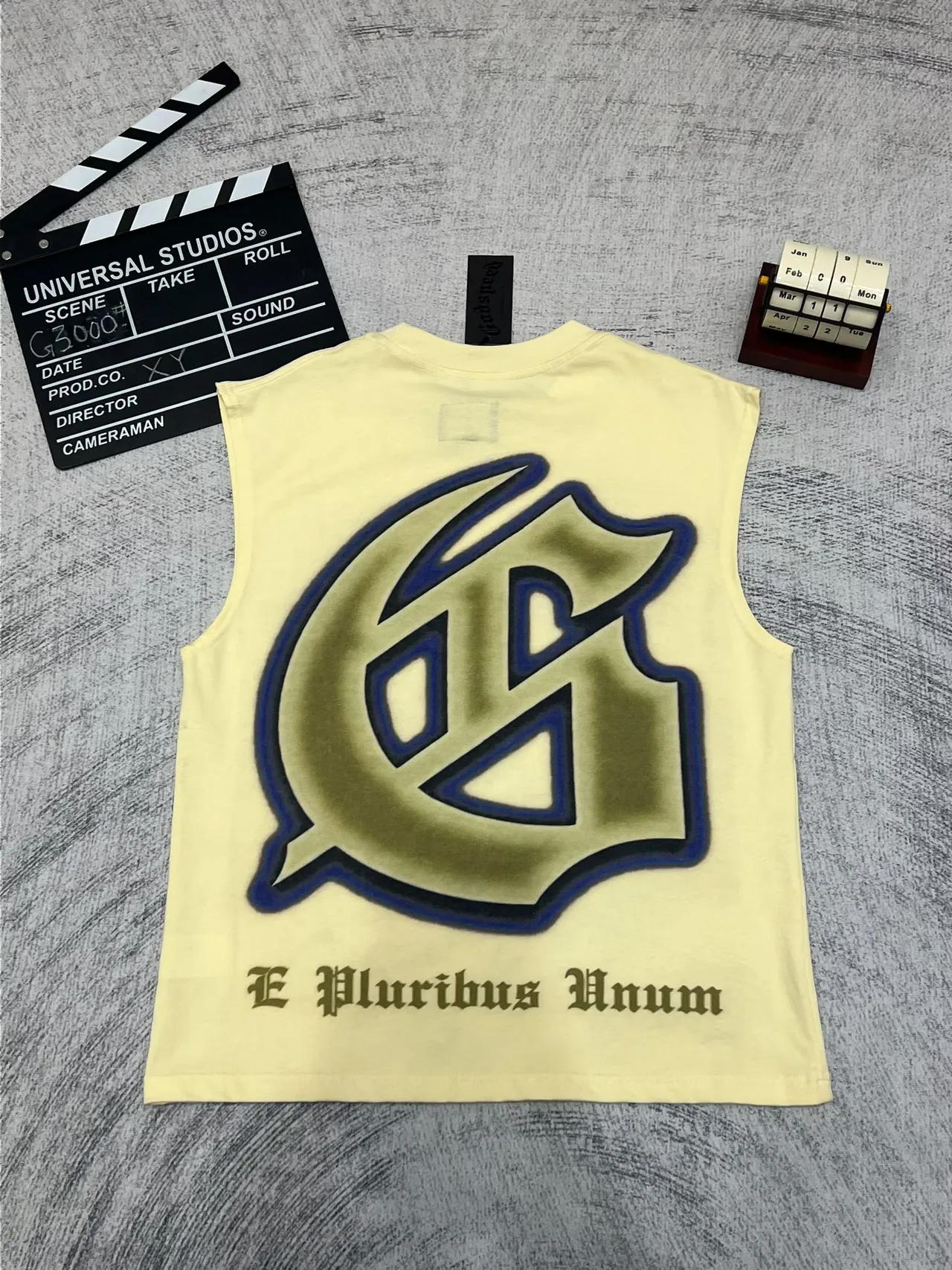 Graphic Print Sleeveless Vest Top