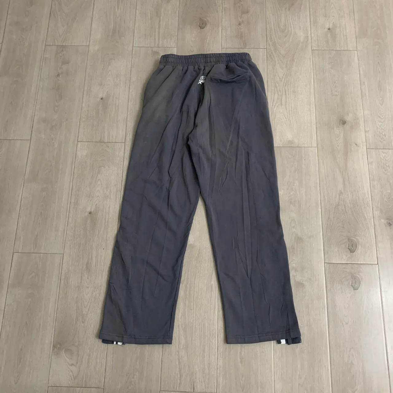 Roughplay Arch Logo Studded Stripe Sweatpants