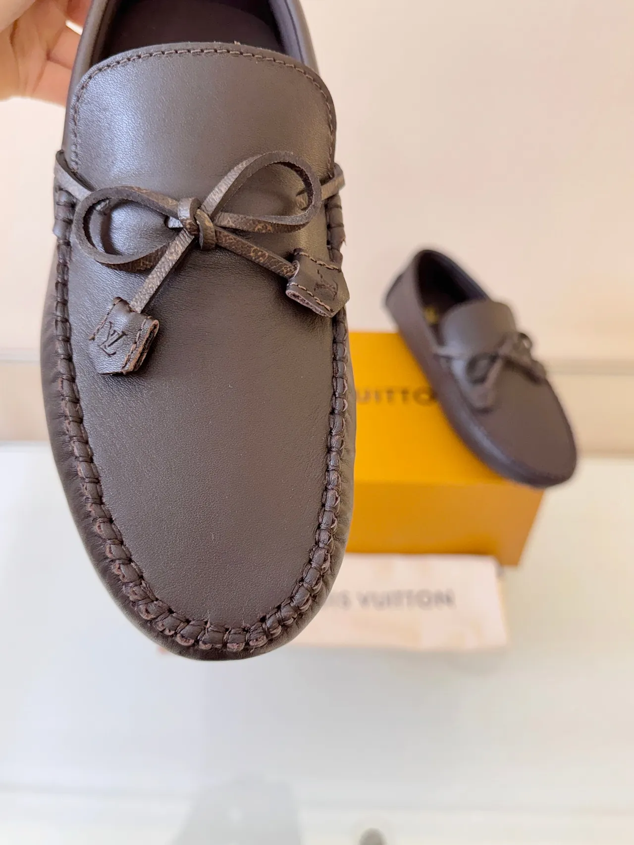 Louis Vuitton Tassel Loafer Brown Leather Loafers