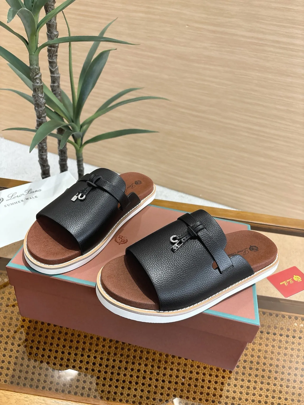 Loro Piana Summer Walk Knotted Strap Slippers