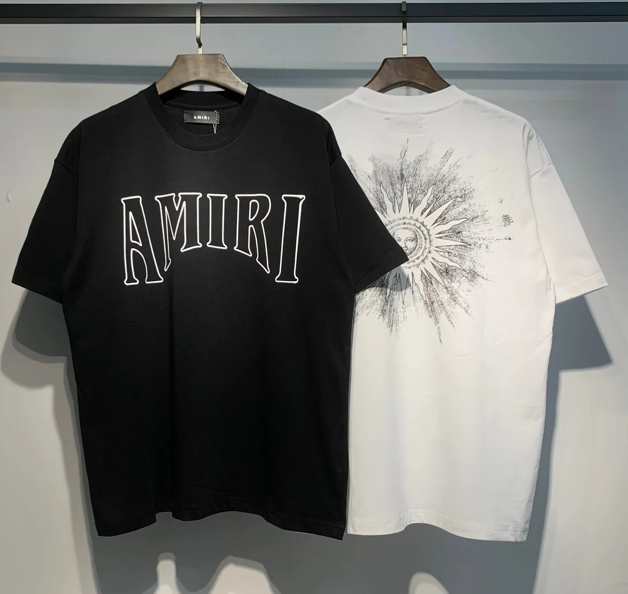 Amiri Graphic Outline Logo Black T-Shirt