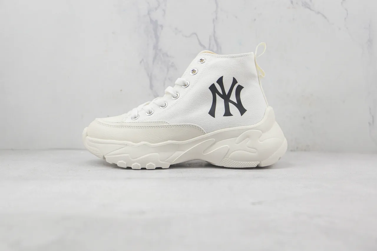 New Era NY Logo High-Top Canvas Lifestyle Sneaker