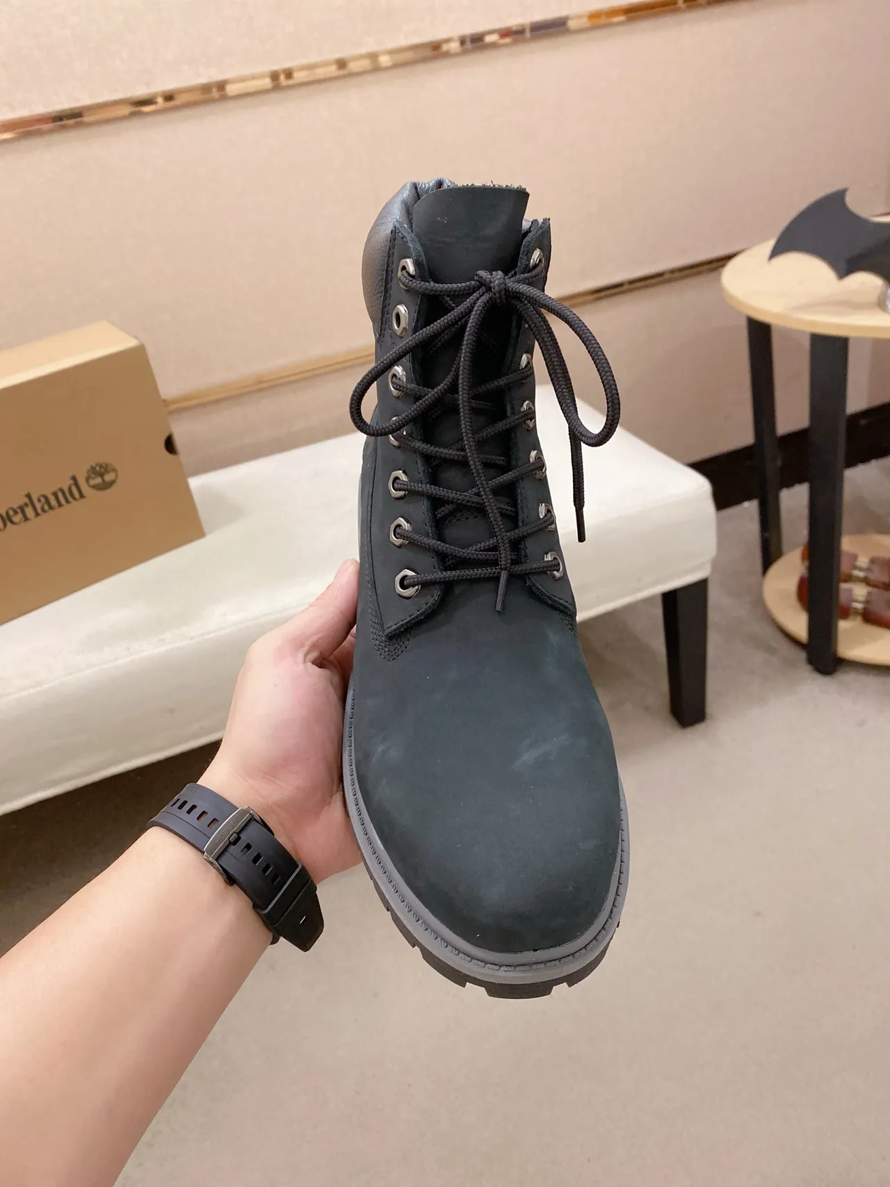 Timberland Premium 6-Inch Black Work Boot