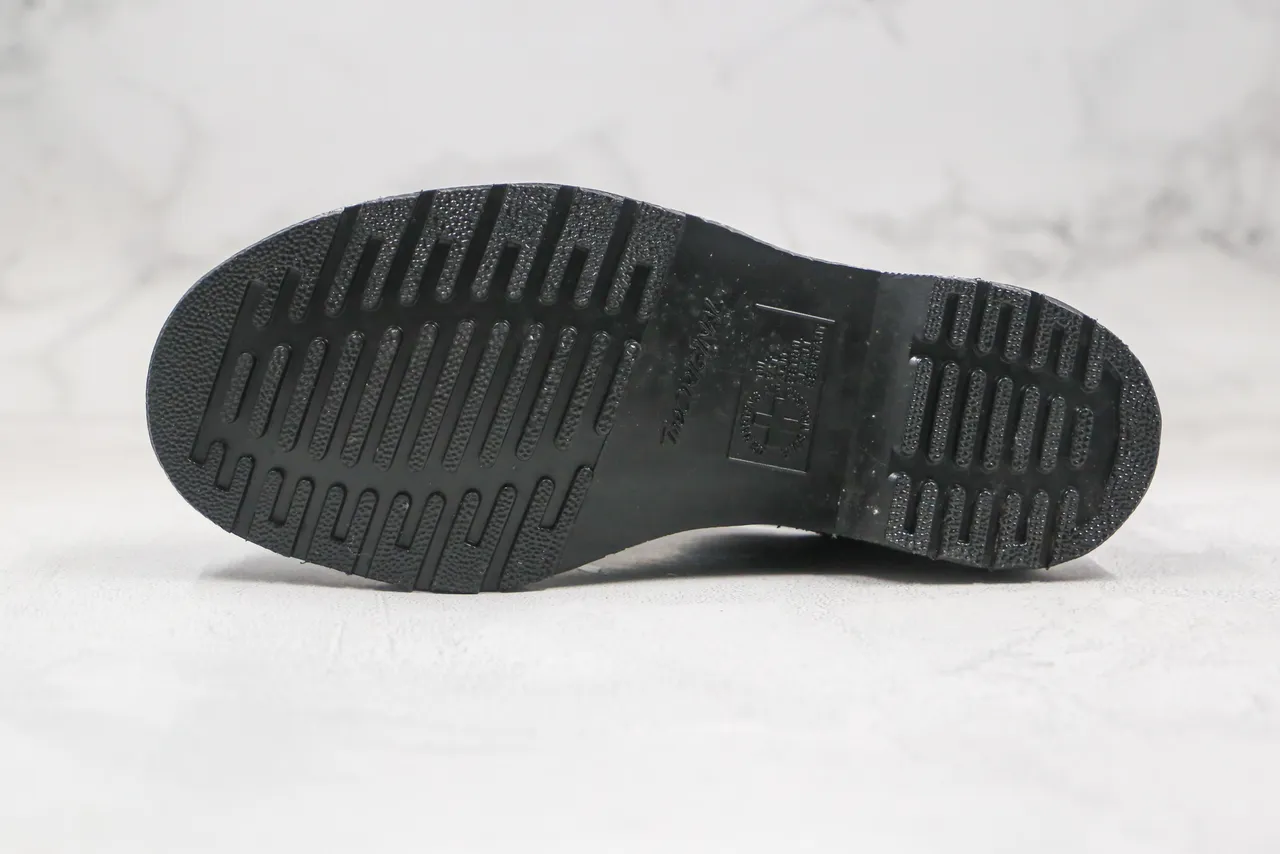 Dr. Martens 1461 Black Smooth Leather 3-Eyelet Closed Lacing Oxford Shoes