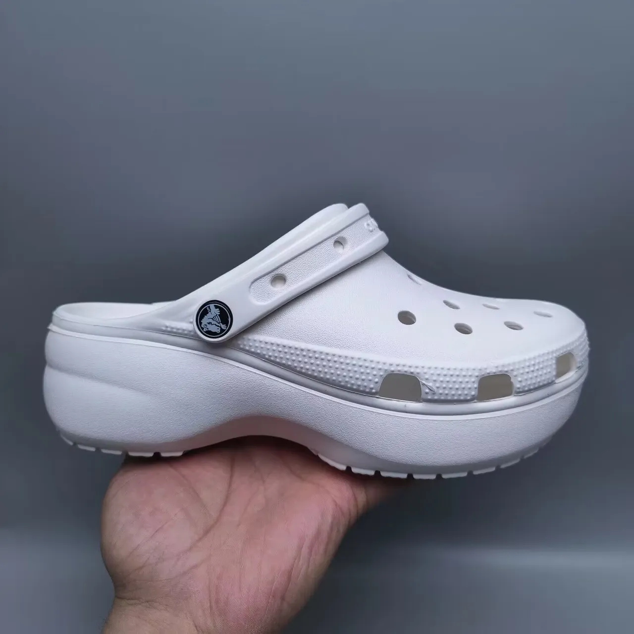 Crocs Classic Clog White Molded Foam Clog