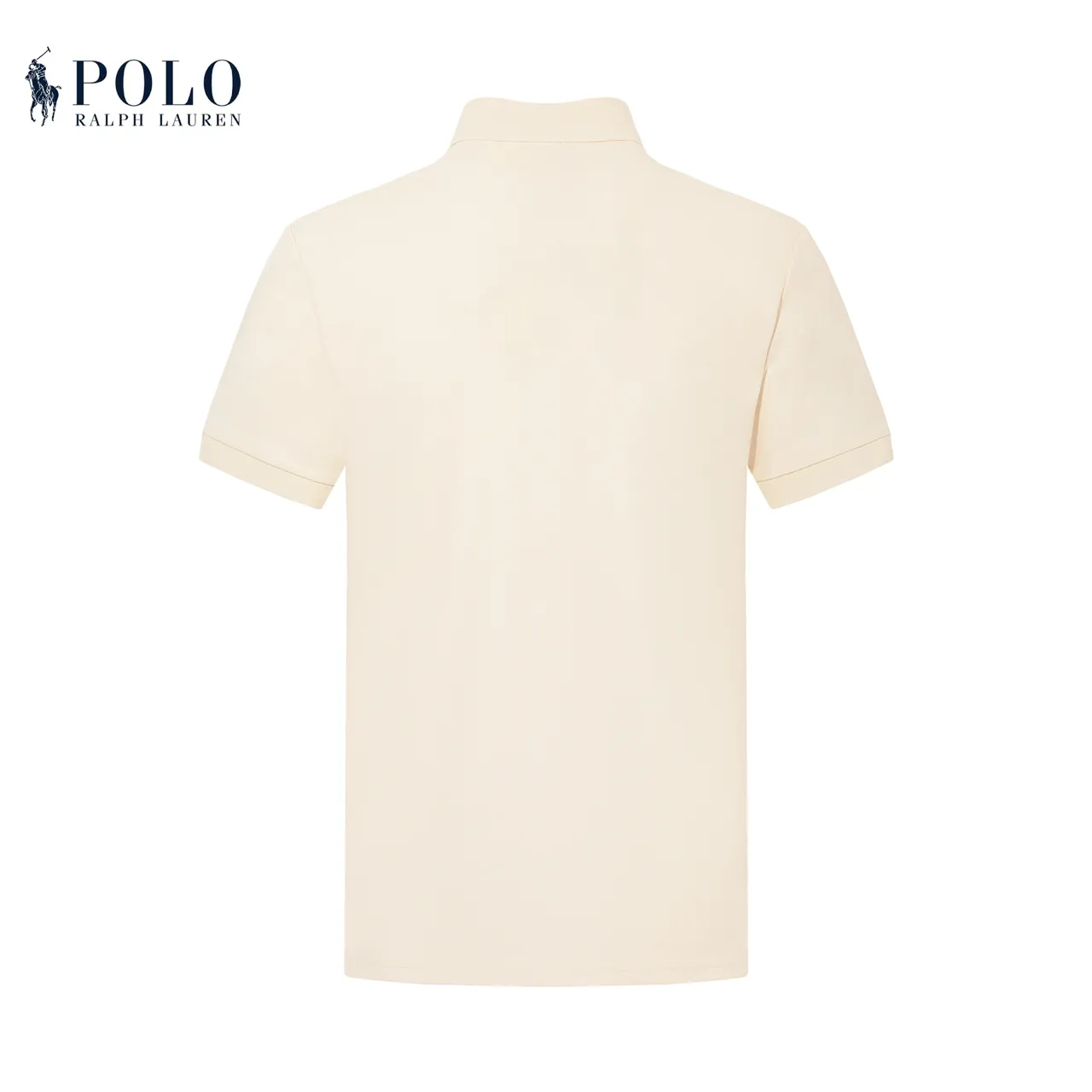 Polo Ralph Lauren Classic Fit Ivory Pique Polo Shirt