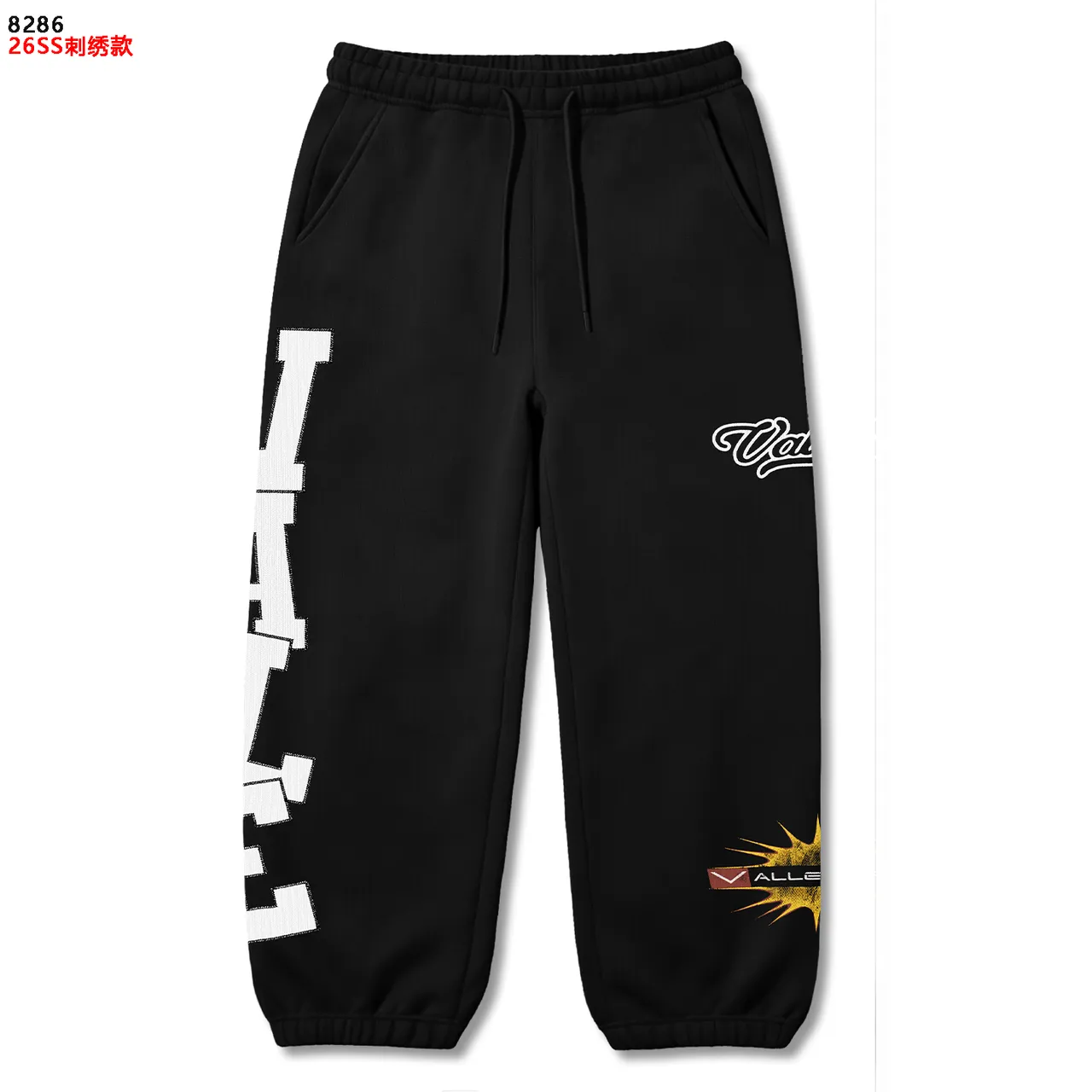 Graphic Side Print Relaxed Fit Sweatpants