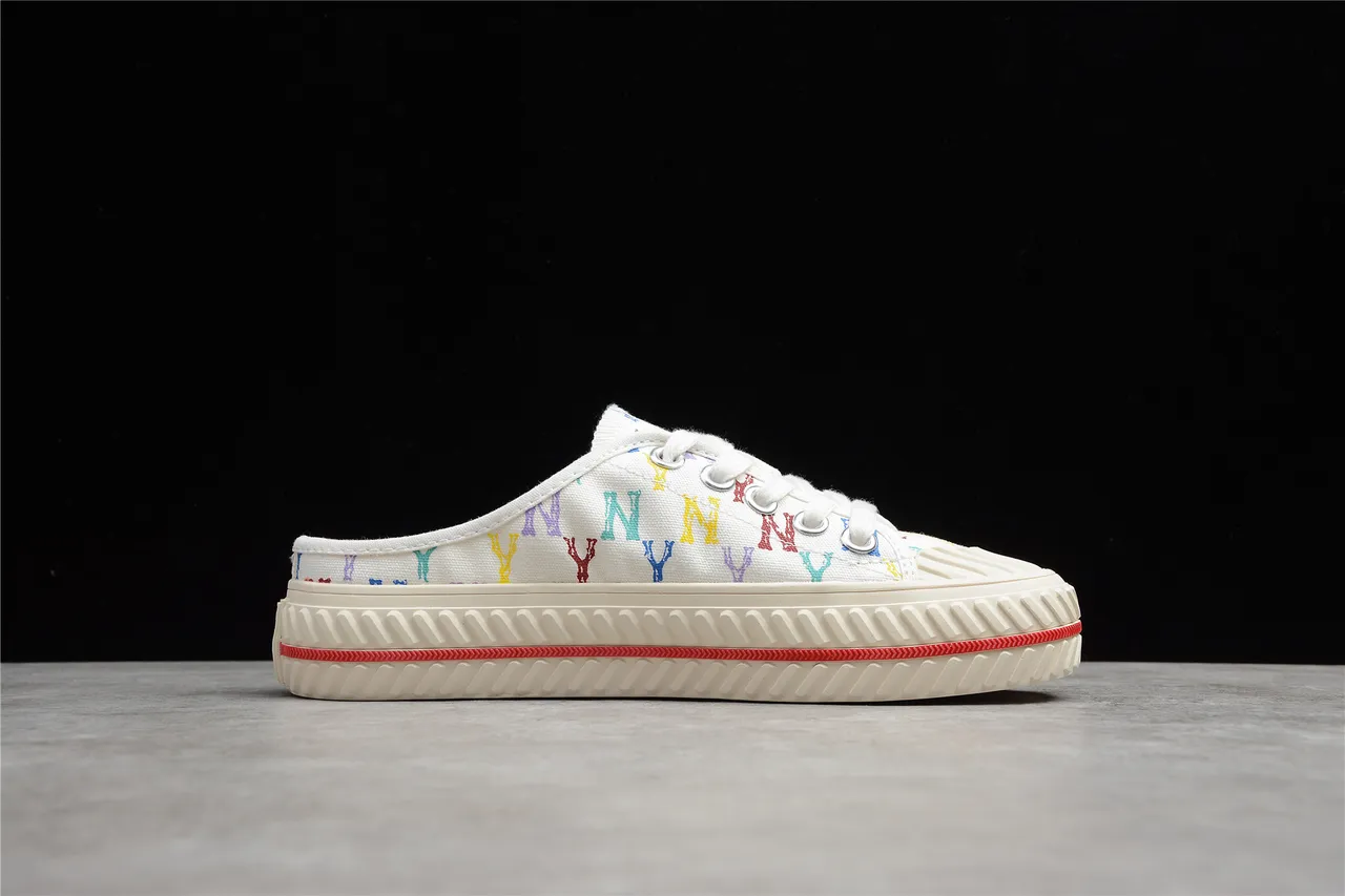 New Era NY Monogram Canvas Slip-On Lifestyle Sneakers