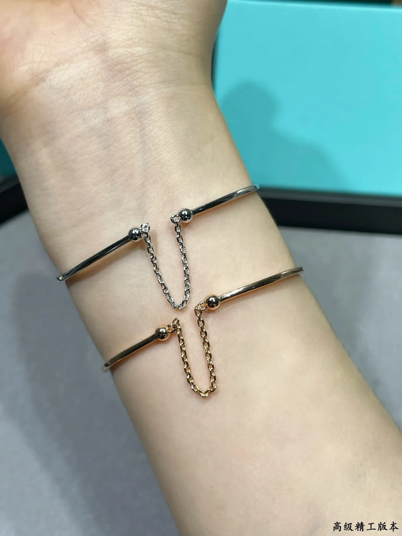 Tiffany & Co. Pave Diamond Bangle Bracelets