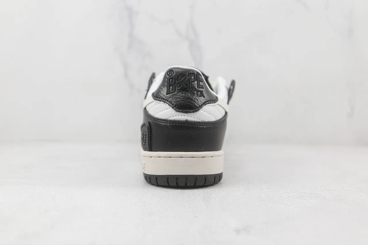 A Bathing Ape BAPE STA Black White Camo Lifestyle Sneakers