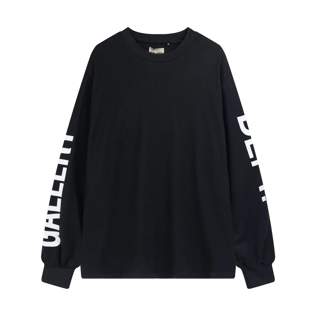 Gallery Dept Waffle-Knit Oversized Crewneck Sweater