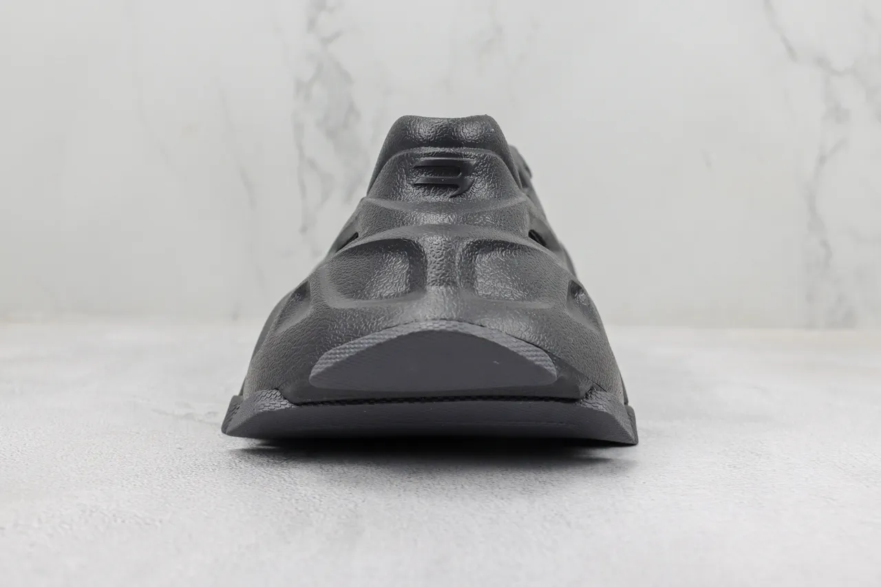 Crocs Gray Monolithic Molded Foam Ventilated Cutout Design Chunky Sneakers