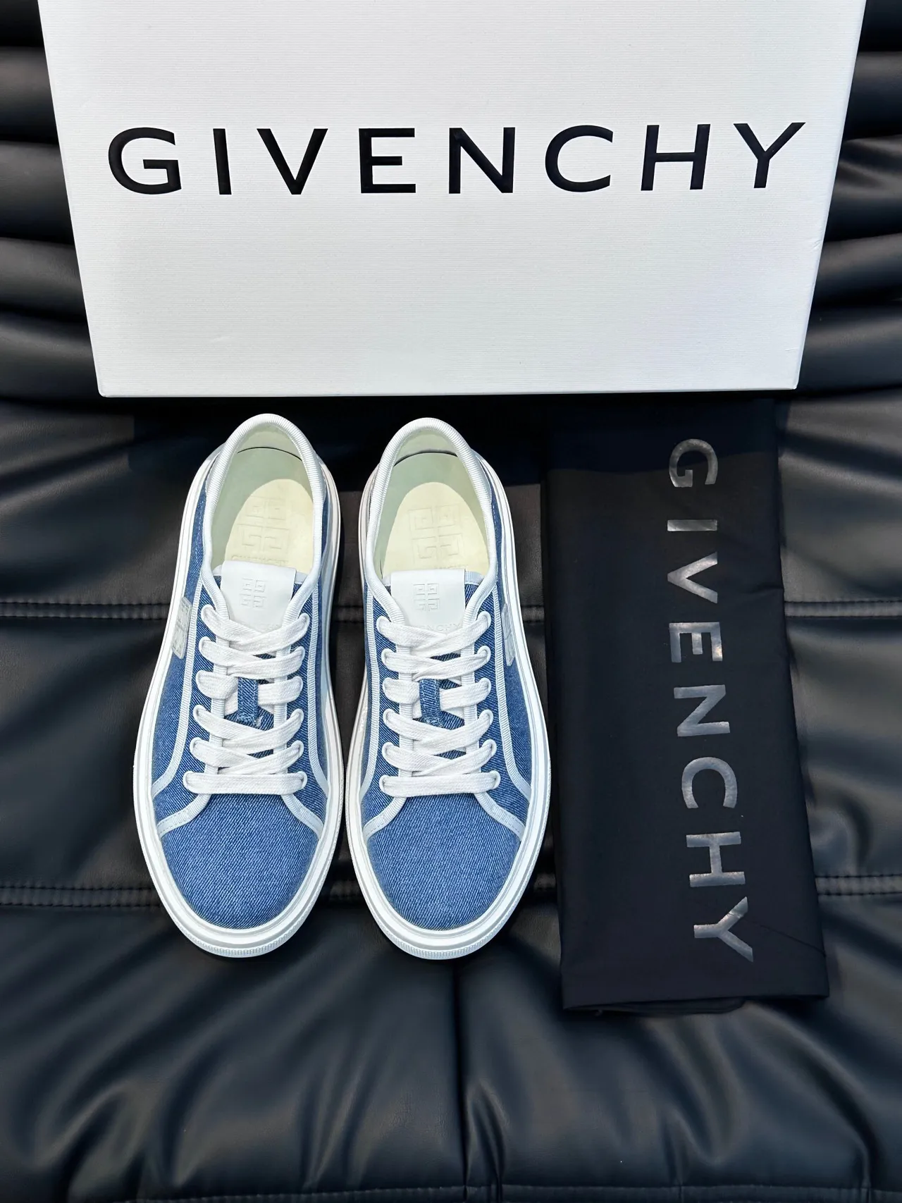 Givenchy Denim and White Lifestyle Sneakers