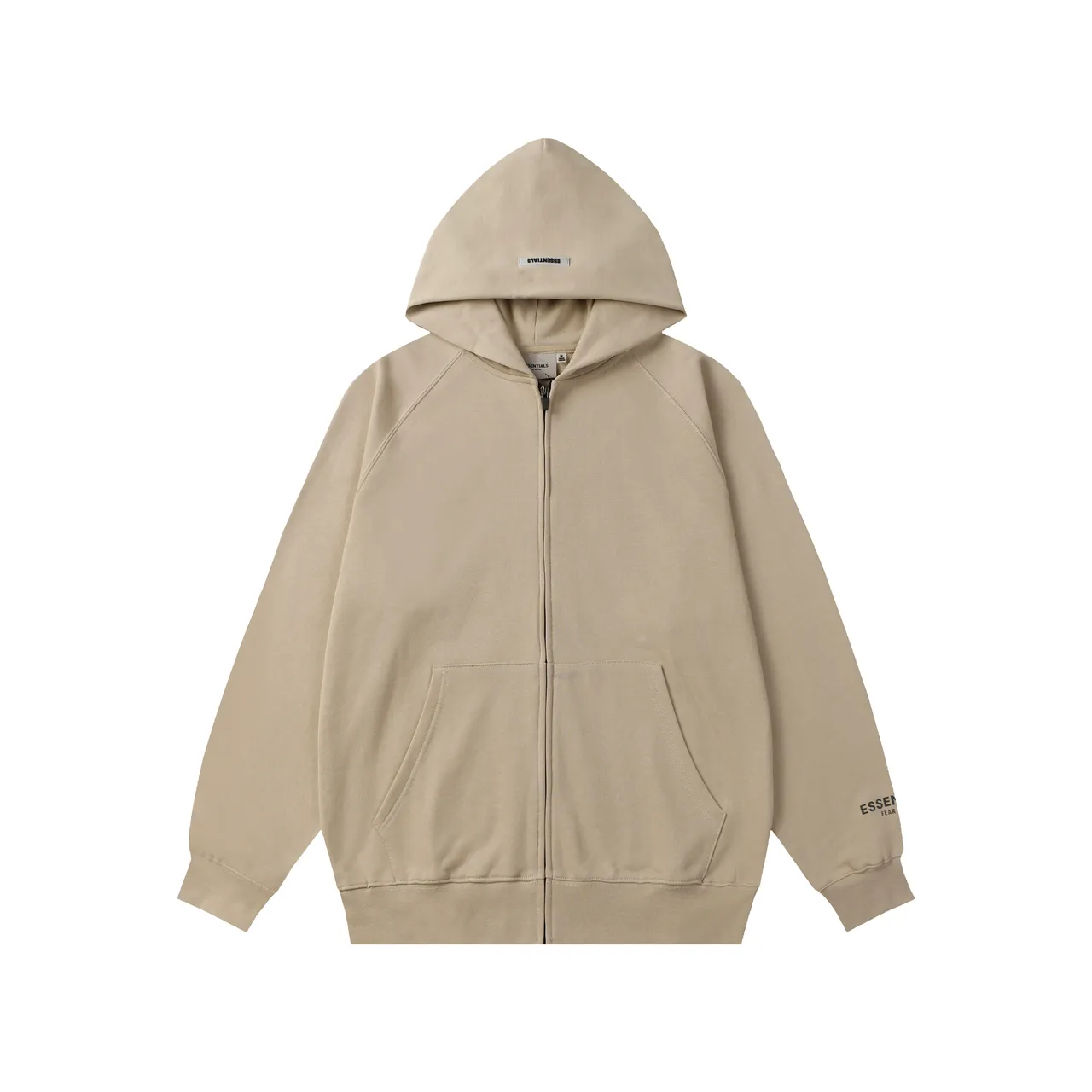 Fear of God Essentials Oversized Raglan Sleeve Full-Zip Hoodie