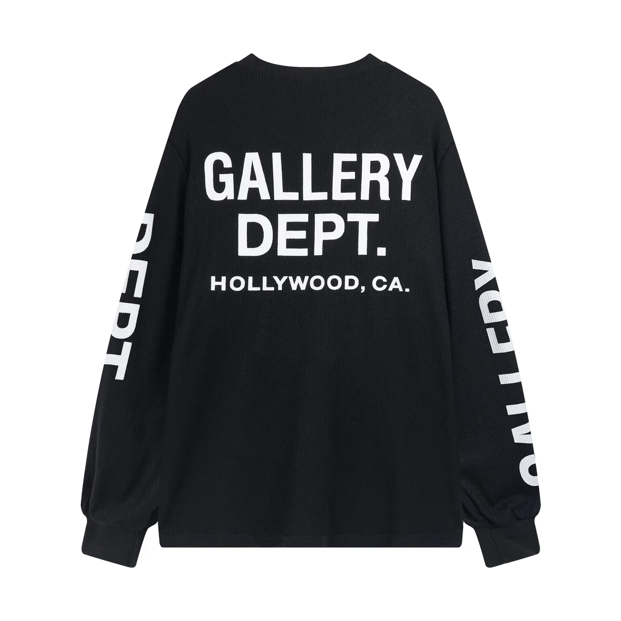 Gallery Dept Waffle-Knit Oversized Crewneck Sweater