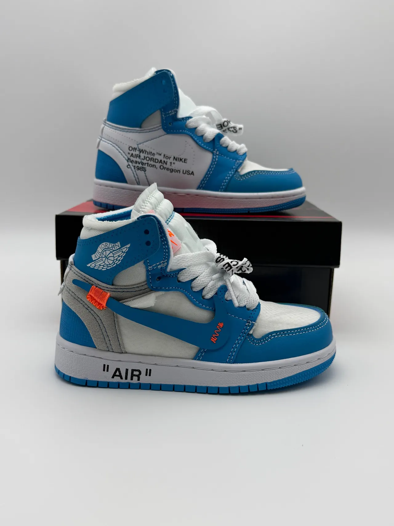 Air Jordan 1 Red White High-Top Perforated Toe Basketball Shoes