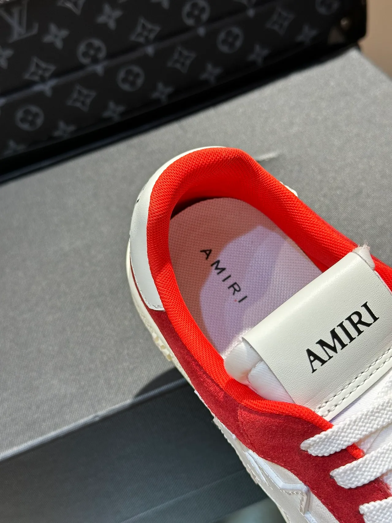 Golden Goose Super-Star Red Suede Star Appliqué Lifestyle Sneakers