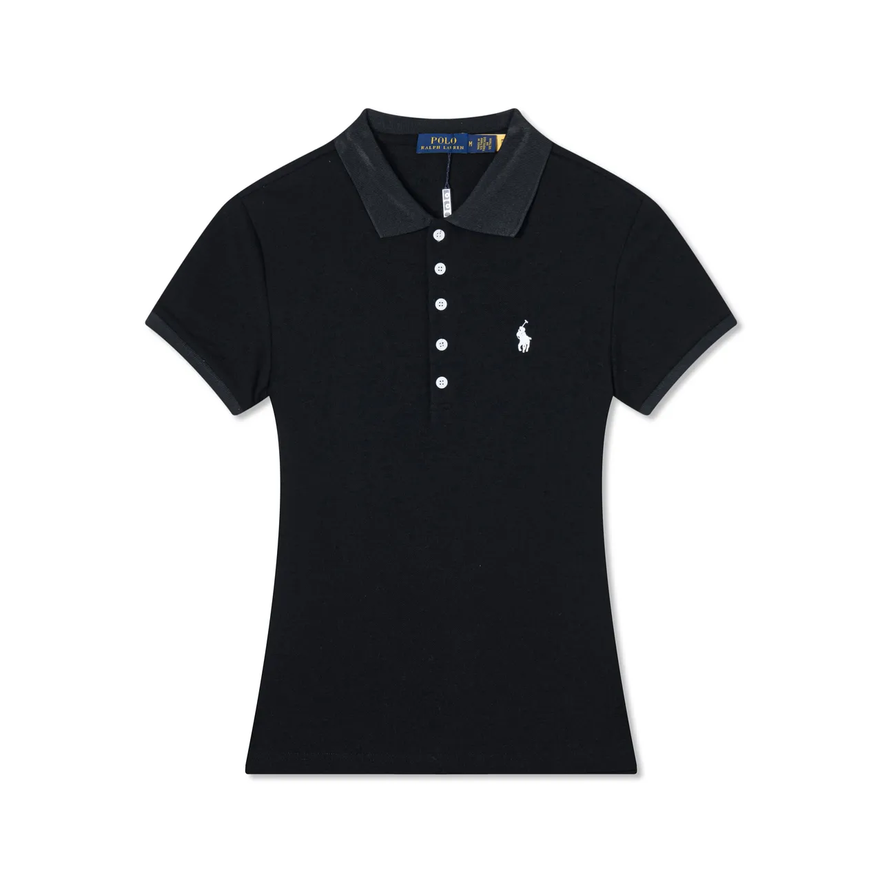 Polo Ralph Lauren White Embroidered Logo Polo Shirt