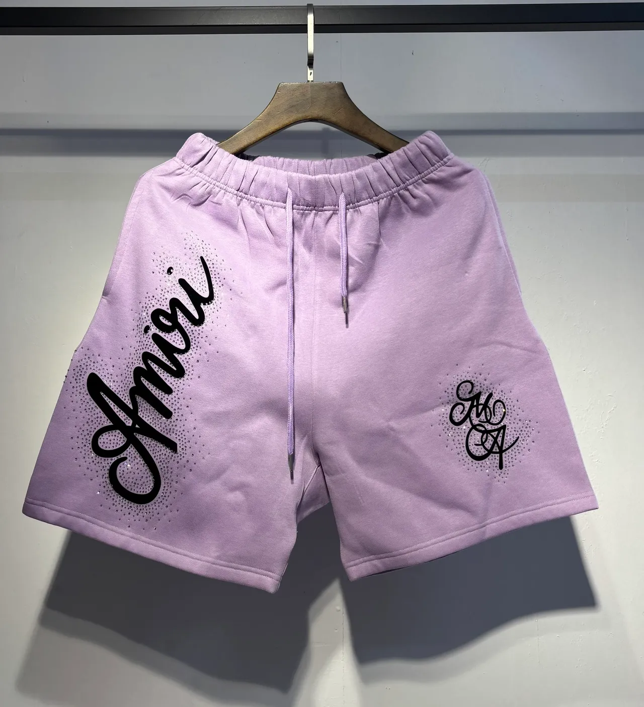 Amiri Script Logo Gradient Dot Shorts