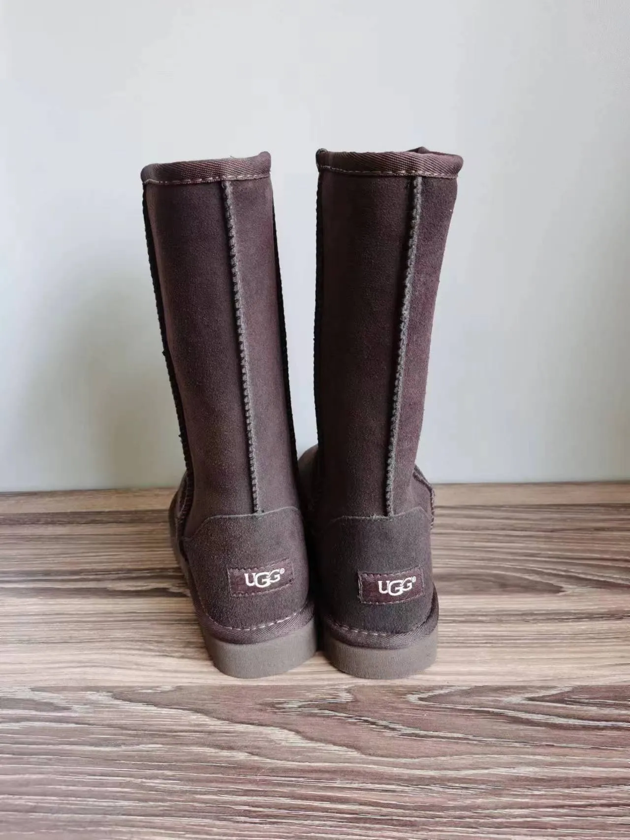 UGG Classic Tall Brown Suede Knee Boots