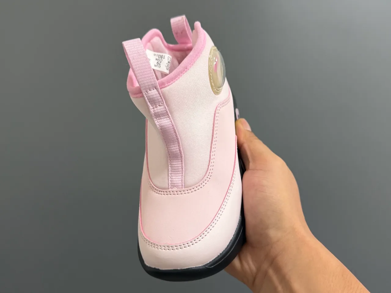Fila Pink Black Ankle-High Insulated Snow Boots