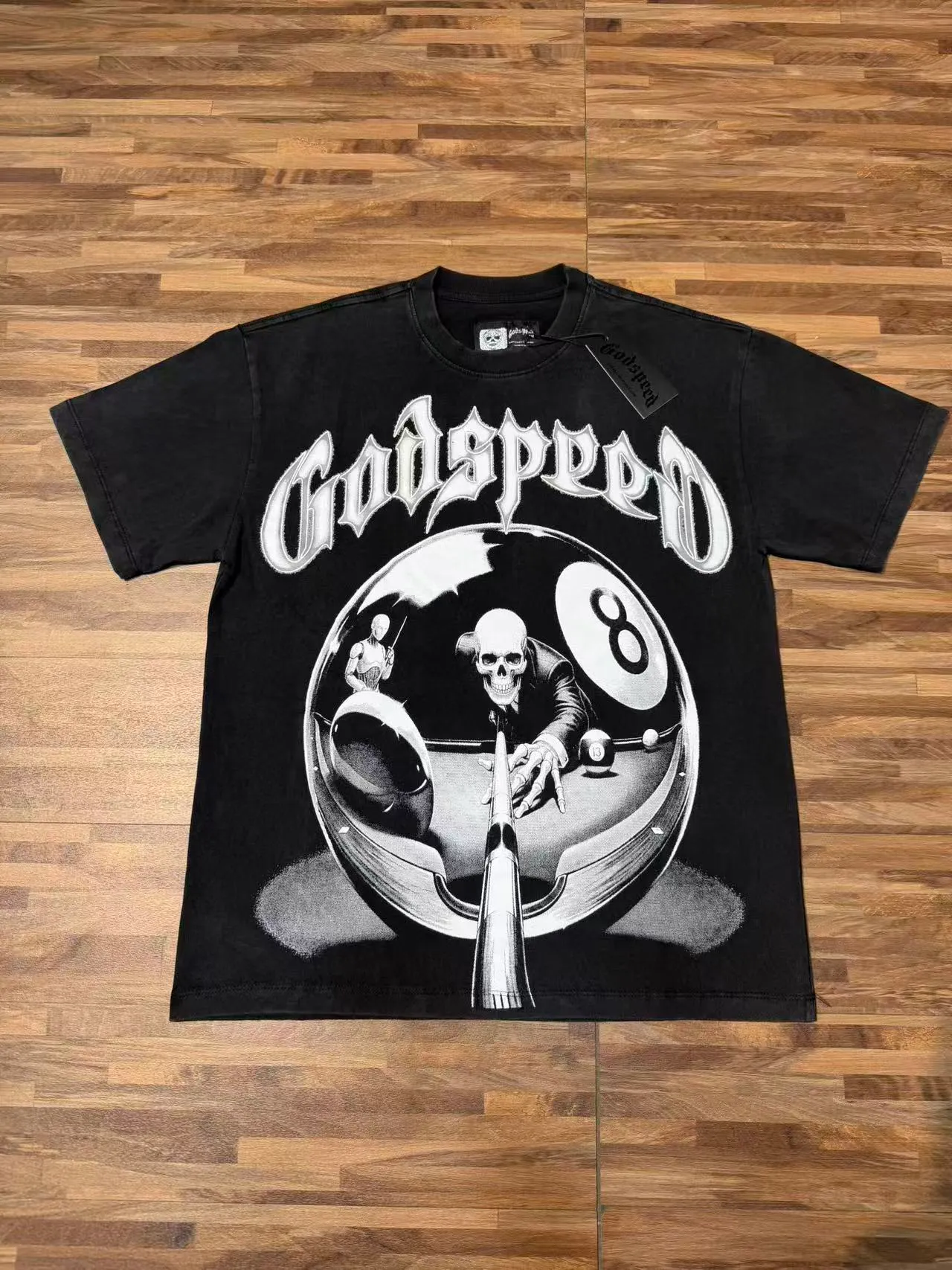 Godspeed Graphic Print Black T-Shirt