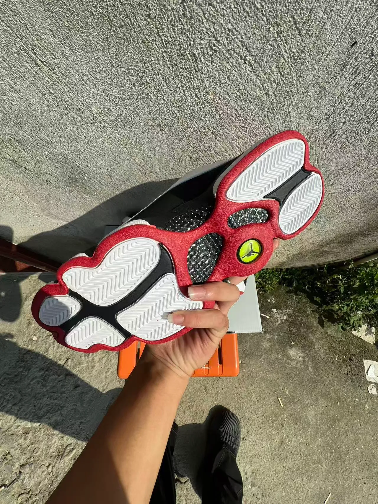Air Jordan 13 White Black Red Basketball Shoes