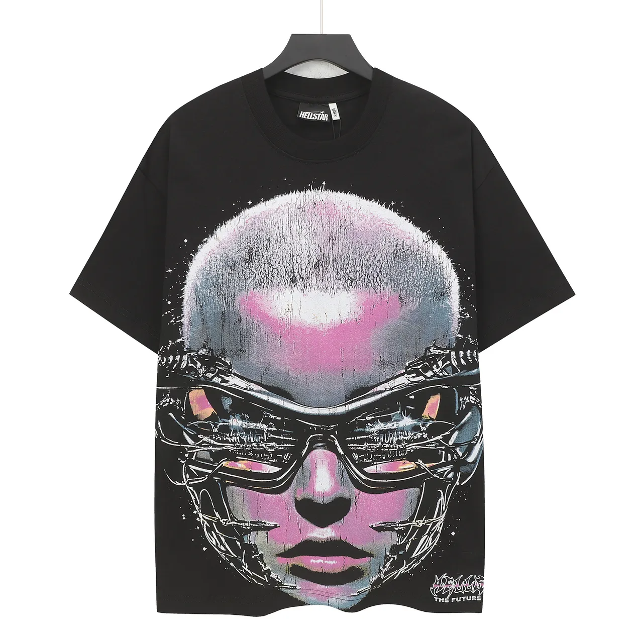 Hellstar Department Cyberpunk Graphic Oversized T-Shirt