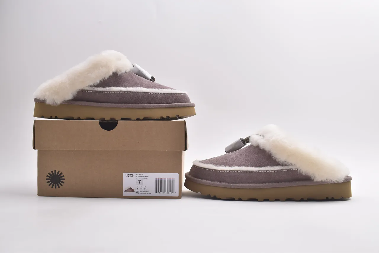 UGG Tasman Dusty Mauve Shearling Slipper