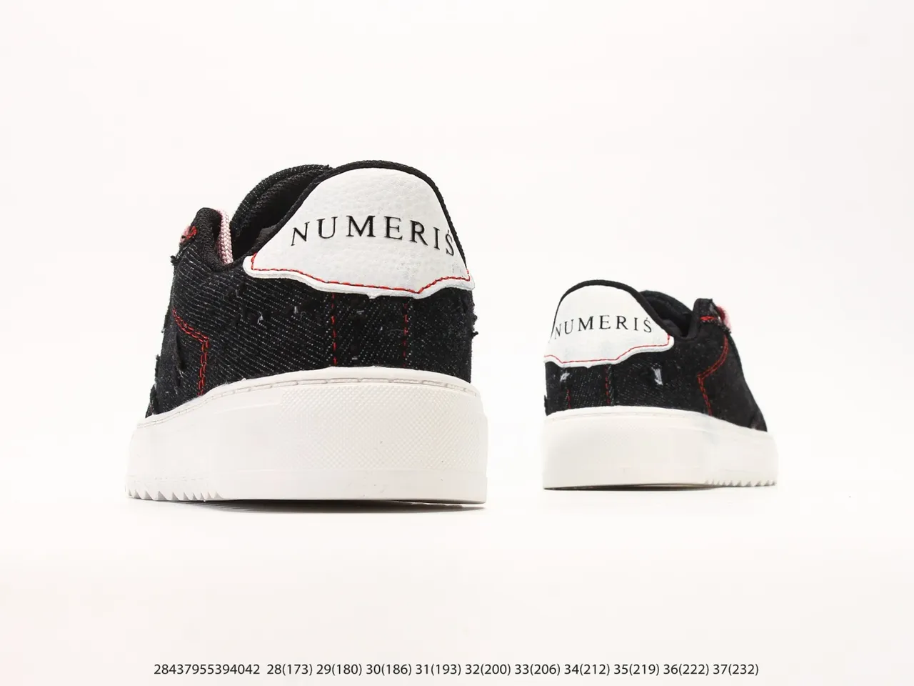 Purple and White Abstract Print Platform Sneakers