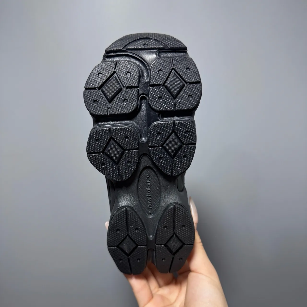 New Balance 9060 Black Glossy Chunky Sneakers