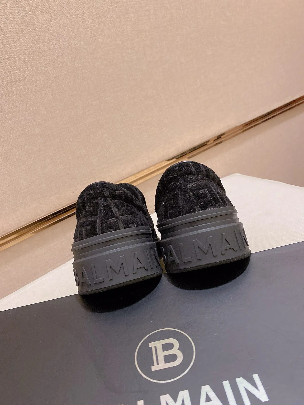 Balenciaga Speed Trainer Black Monogram Slip-On Lifestyle Sneakers