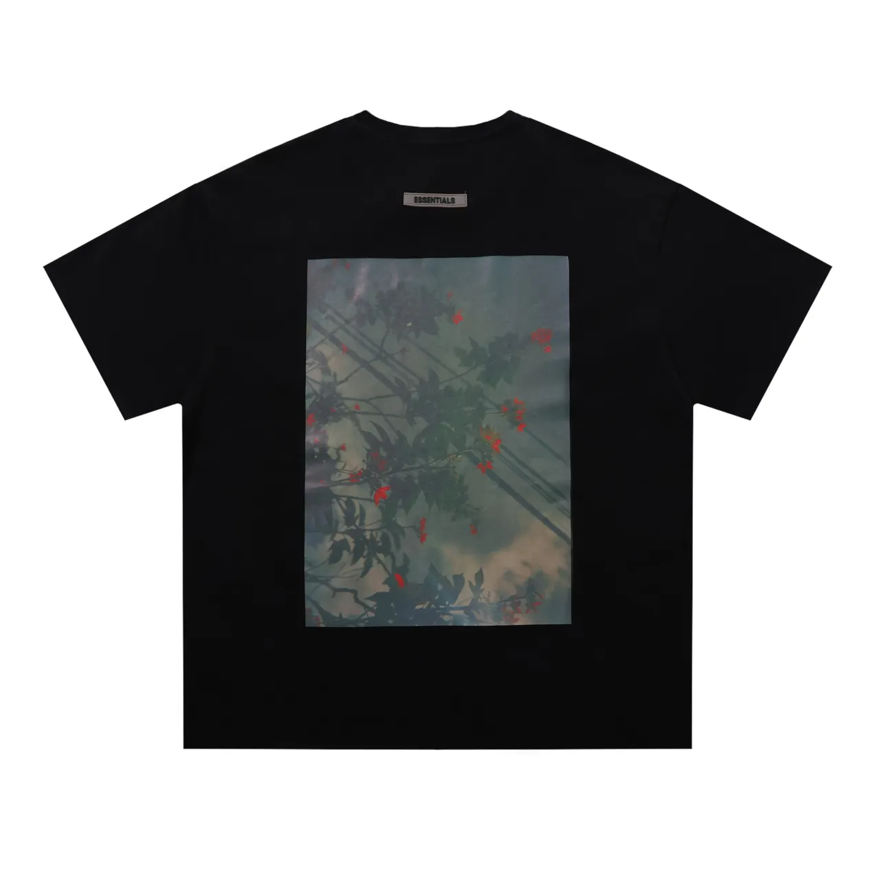 Fear of God Essentials Oversized Floral Print T-Shirt
