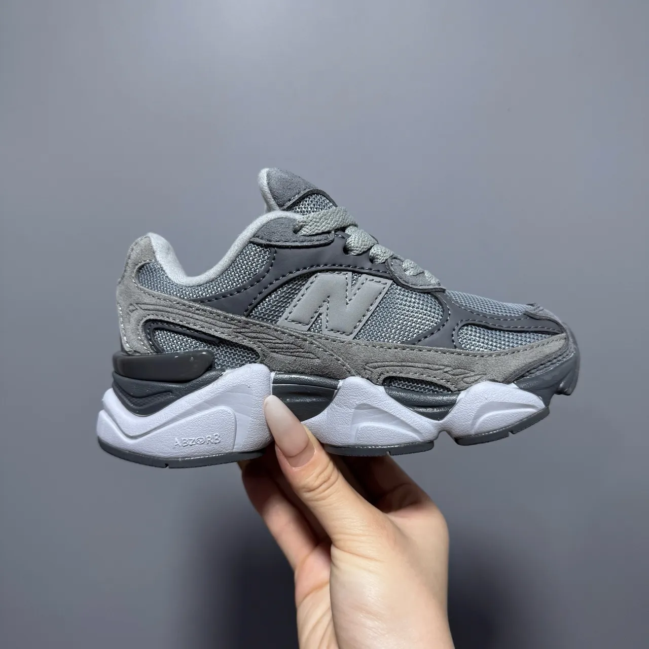 New Balance 9060 Black Glossy Chunky Sneakers