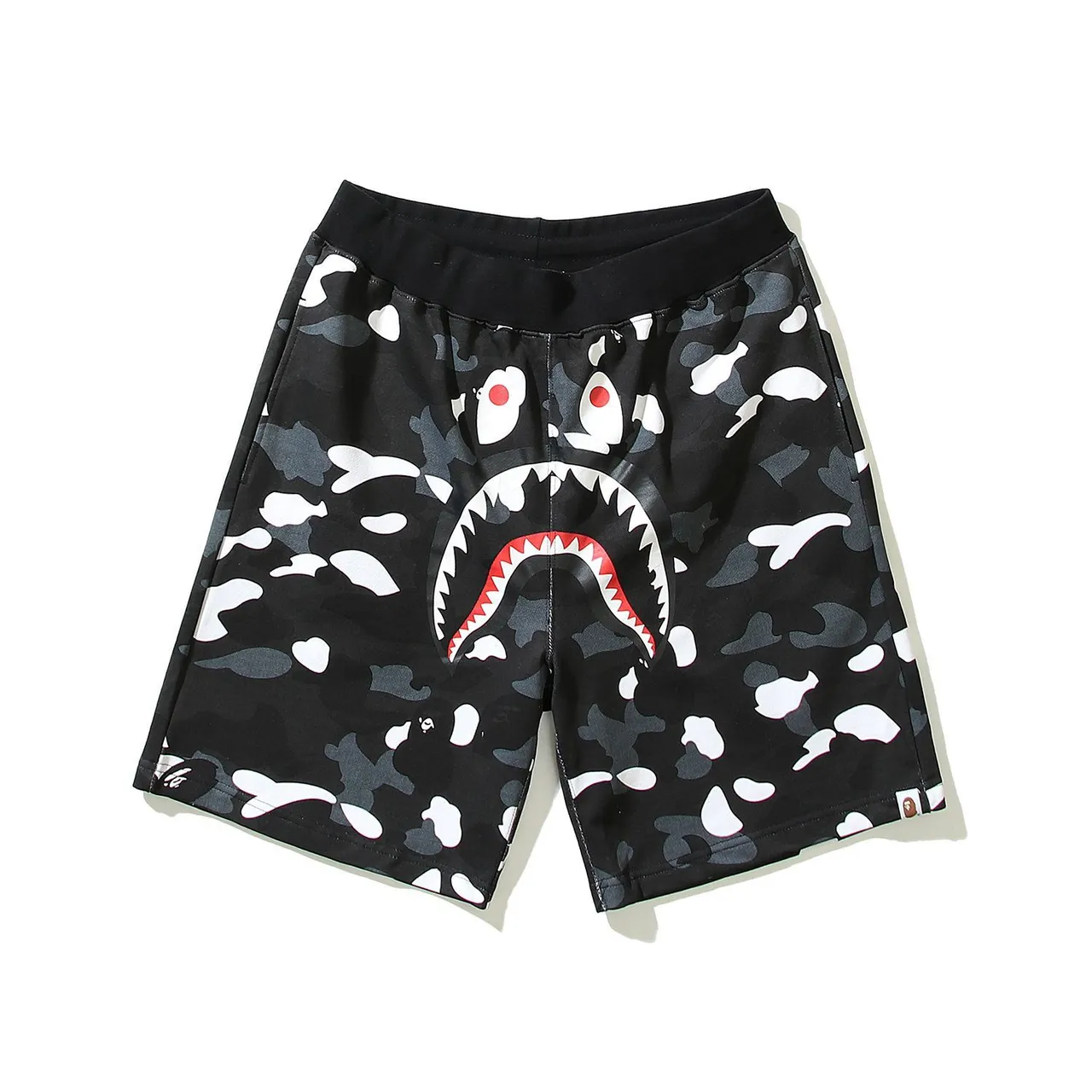 A Bathing Ape Multicolor Drawstring Waist Relaxed Fit Shorts