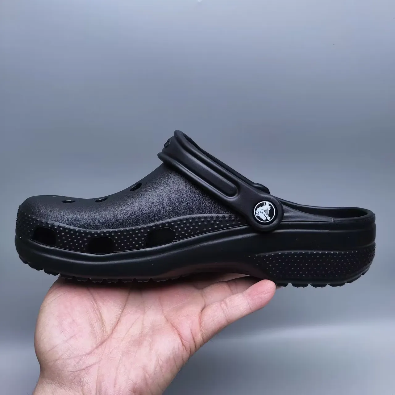 Crocs Classic Clog Black Molded Synthetic Clog