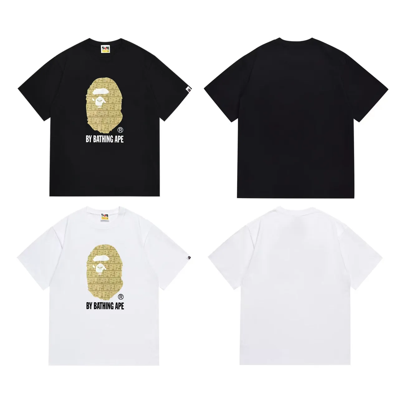 A Bathing Ape Graphic Print Black T-Shirt